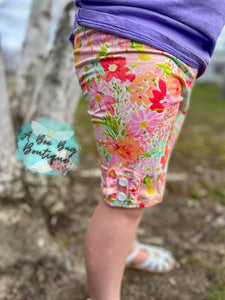 Tropical Blooms Button Shorts