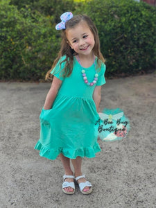 Mint Pocket Dress