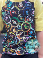 Load image into Gallery viewer, Pika Bubbles Raglan Tee
