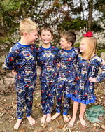 Load image into Gallery viewer, Christmas Train unisex pj set
