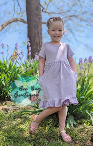 Lavender Pocket Dress