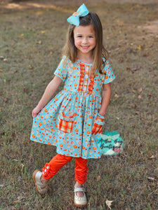 Pumpkin Spice Tunic Dress