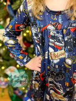 Load image into Gallery viewer, Christmas Train Nightgown
