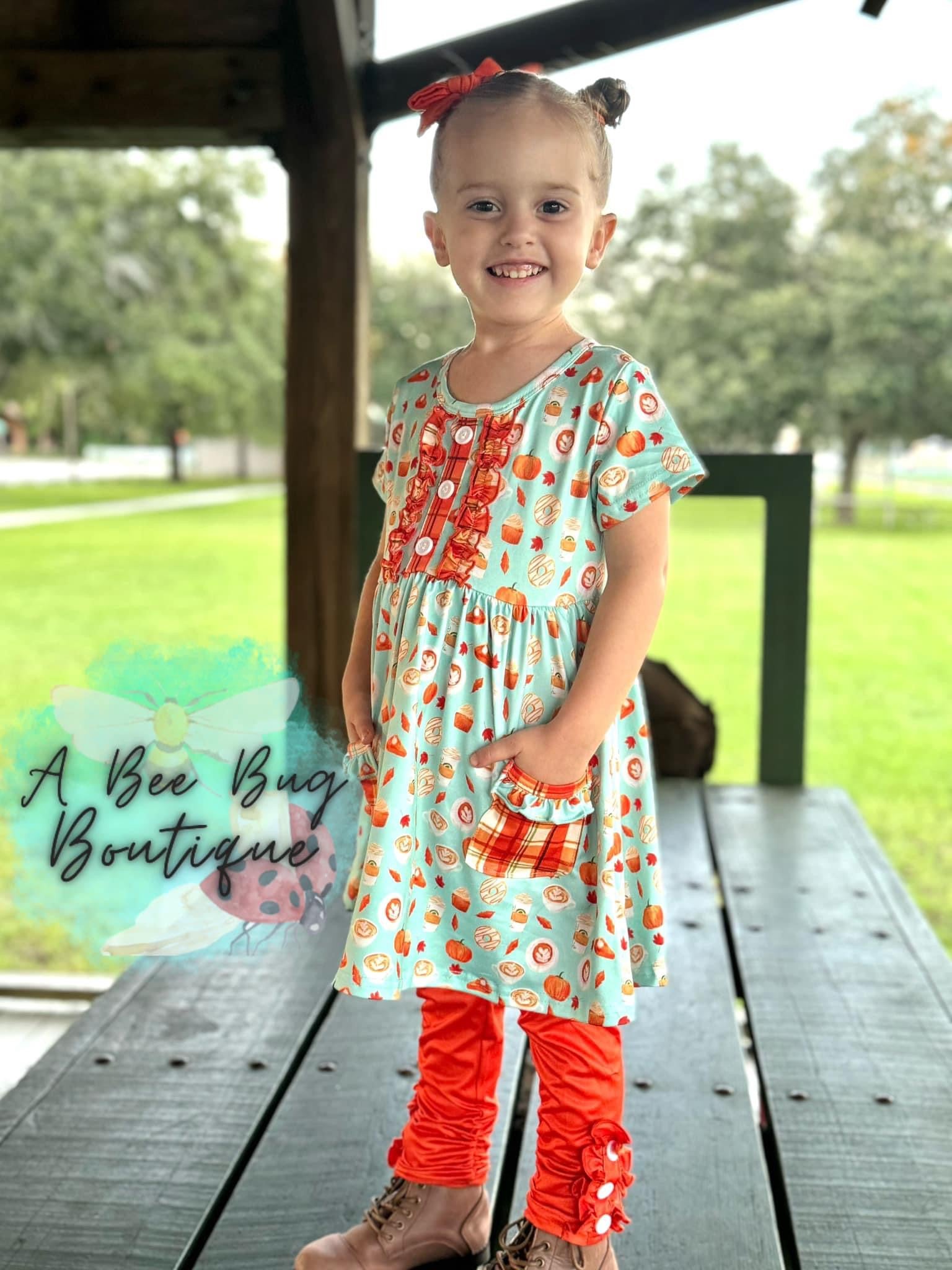 Pumpkin Spice Tunic Dress