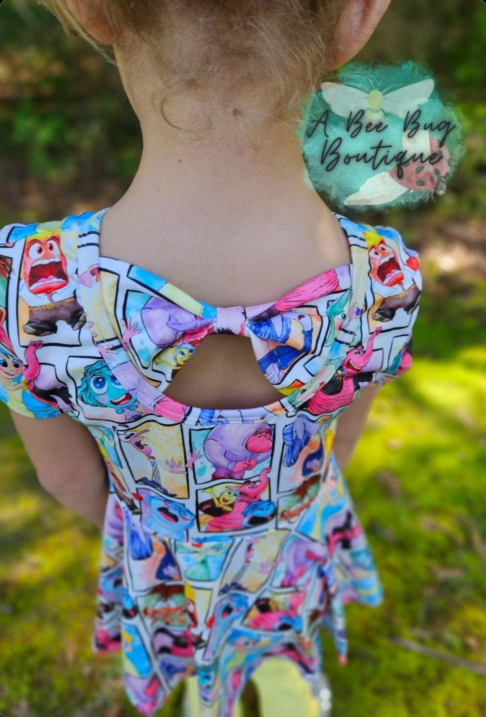 Emotional Support Pals Bow Back Peplum