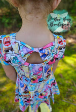 Load image into Gallery viewer, Emotional Support Pals Bow Back Peplum
