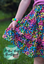 Load image into Gallery viewer, Neon Leopard Skort
