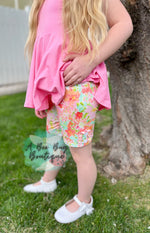 Load image into Gallery viewer, Tropical Blooms Button Shorts
