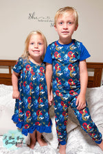 Load image into Gallery viewer, Year of the Dragon Short Sleeve Nightgown
