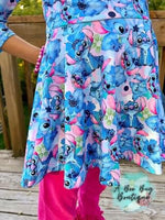 Load image into Gallery viewer, Floral Stitches Bow Back Peplum
