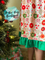 Load image into Gallery viewer, Holiday Donuts Nightgown
