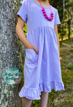 Load image into Gallery viewer, Lavender Pocket Dress
