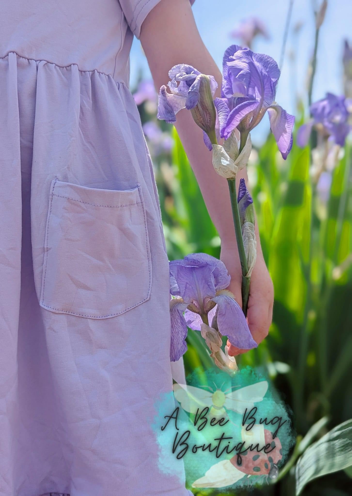 Lavender Pocket Dress