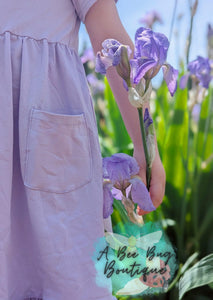 Lavender Pocket Dress