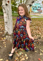 Load image into Gallery viewer, Glowing Gourds Vintage Dress
