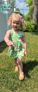 Load image into Gallery viewer, Watermelon Whirl Tiered Dress
