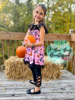 Load image into Gallery viewer, Pumpkin Princesses Velvet Dress
