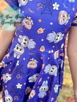 Load image into Gallery viewer, Spooky Bubu Peplum Top
