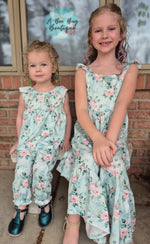 Load image into Gallery viewer, Spring Sage Floral Maxi Dress
