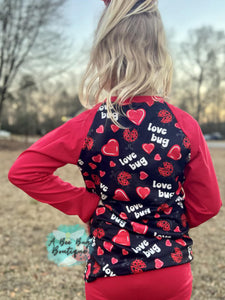 Love Bugs Raglan Top