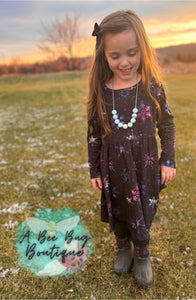 Stained Glass Snowflakes Dress