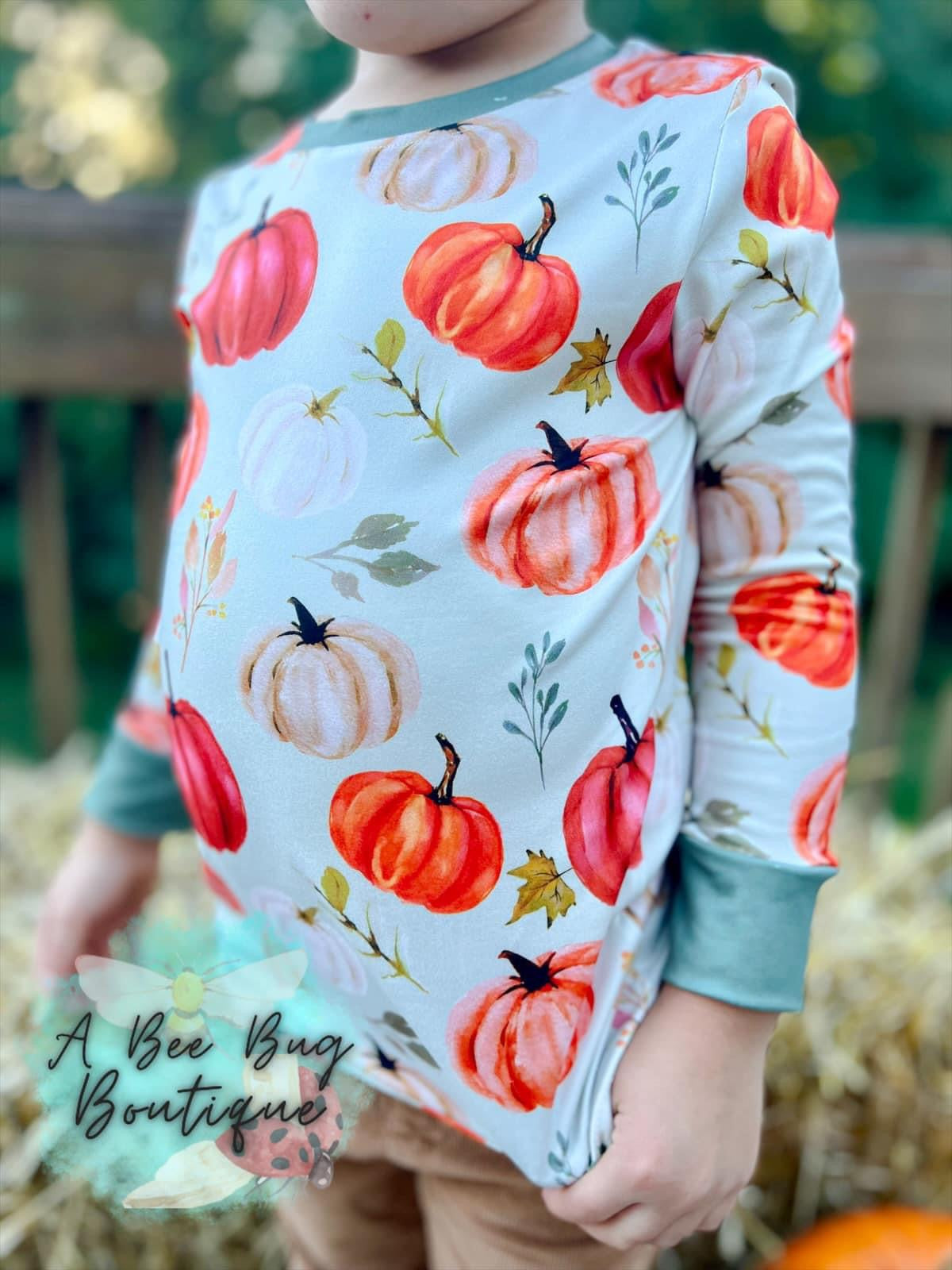 Olive Pumpkin Unisex Top