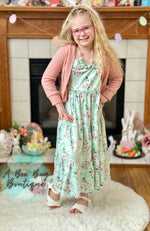 Load image into Gallery viewer, Spring Sage Floral Maxi Dress
