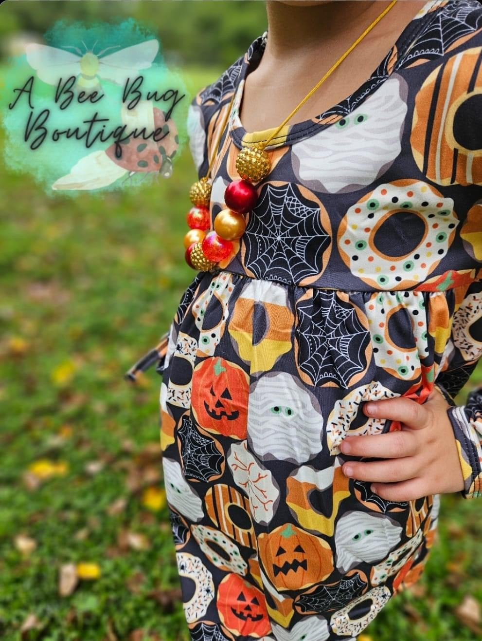 Halloween Donuts Dress