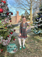 Load image into Gallery viewer, Classic Christmas Plaid Dress
