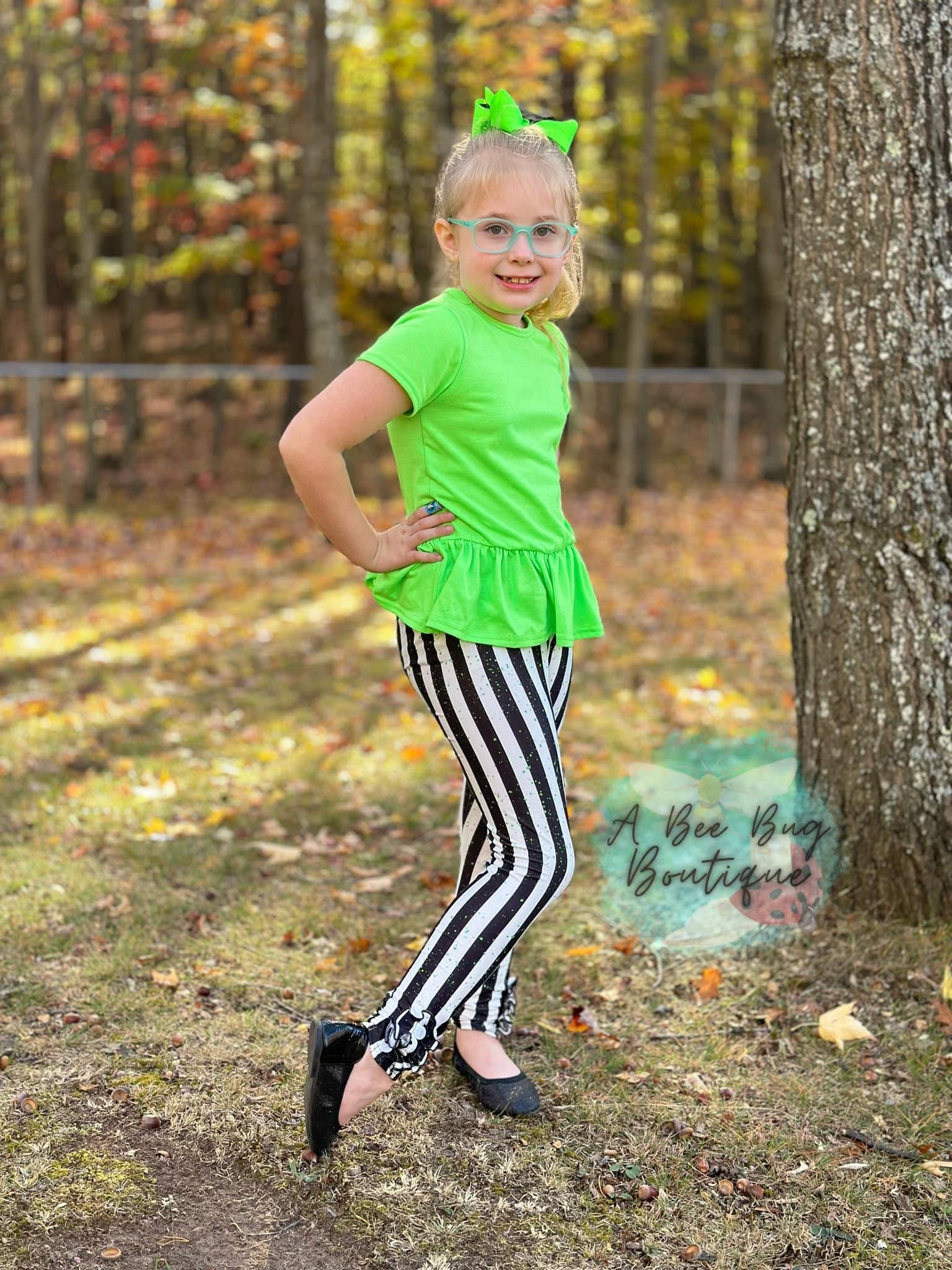 Strange + Unusual Striped Leggings