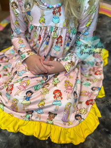 Little Princess Long Sleeve Nightgown