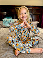 Load image into Gallery viewer, Spooky Sweets Button Up Bamboo Pj Set
