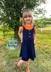 Denim Dreams Flutter Dress