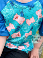 Load image into Gallery viewer, Some Pig Raglan Tee
