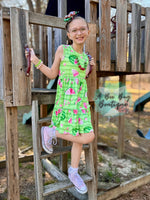 Load image into Gallery viewer, Watermelon Whirl Tiered Dress

