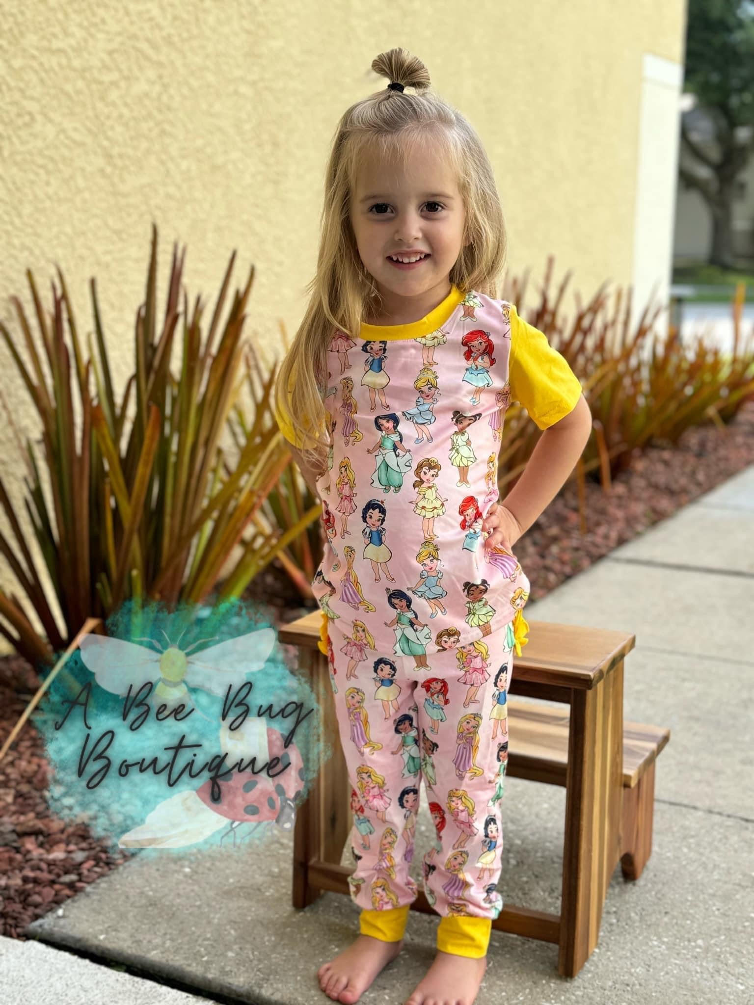 Little Princess Ruffle Pj set