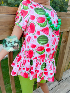 Watermelon Love Peplum Top