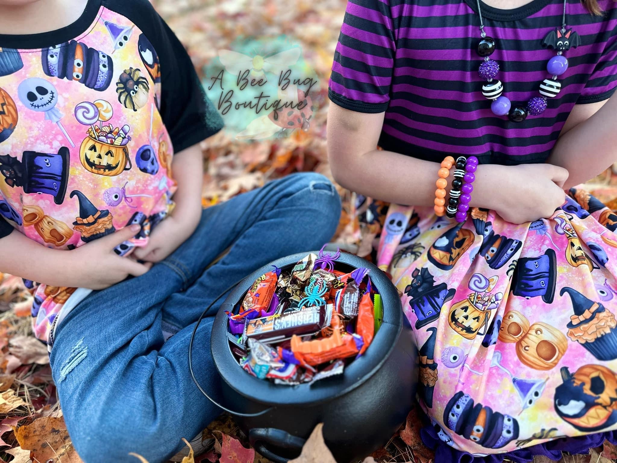 Trick or Treats Raglan Tee