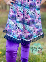 Load image into Gallery viewer, Enchanted Spiderwebs Velvet Tunic
