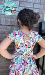 Load image into Gallery viewer, Emotional Support Pals Bow Back Peplum
