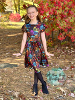 Load image into Gallery viewer, Glowing Gourds Vintage Dress
