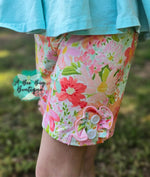Load image into Gallery viewer, Tropical Blooms Button Shorts
