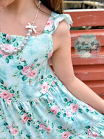 Load image into Gallery viewer, Spring Sage Floral Maxi Dress
