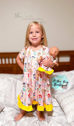 Load image into Gallery viewer, Little Princess Short Sleeve Nightgown
