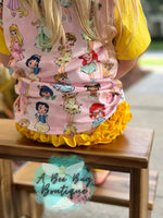 Load image into Gallery viewer, Little Princess Ruffle Pj set
