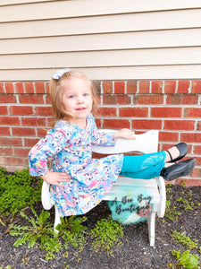 Teal Lace Insert Leggings