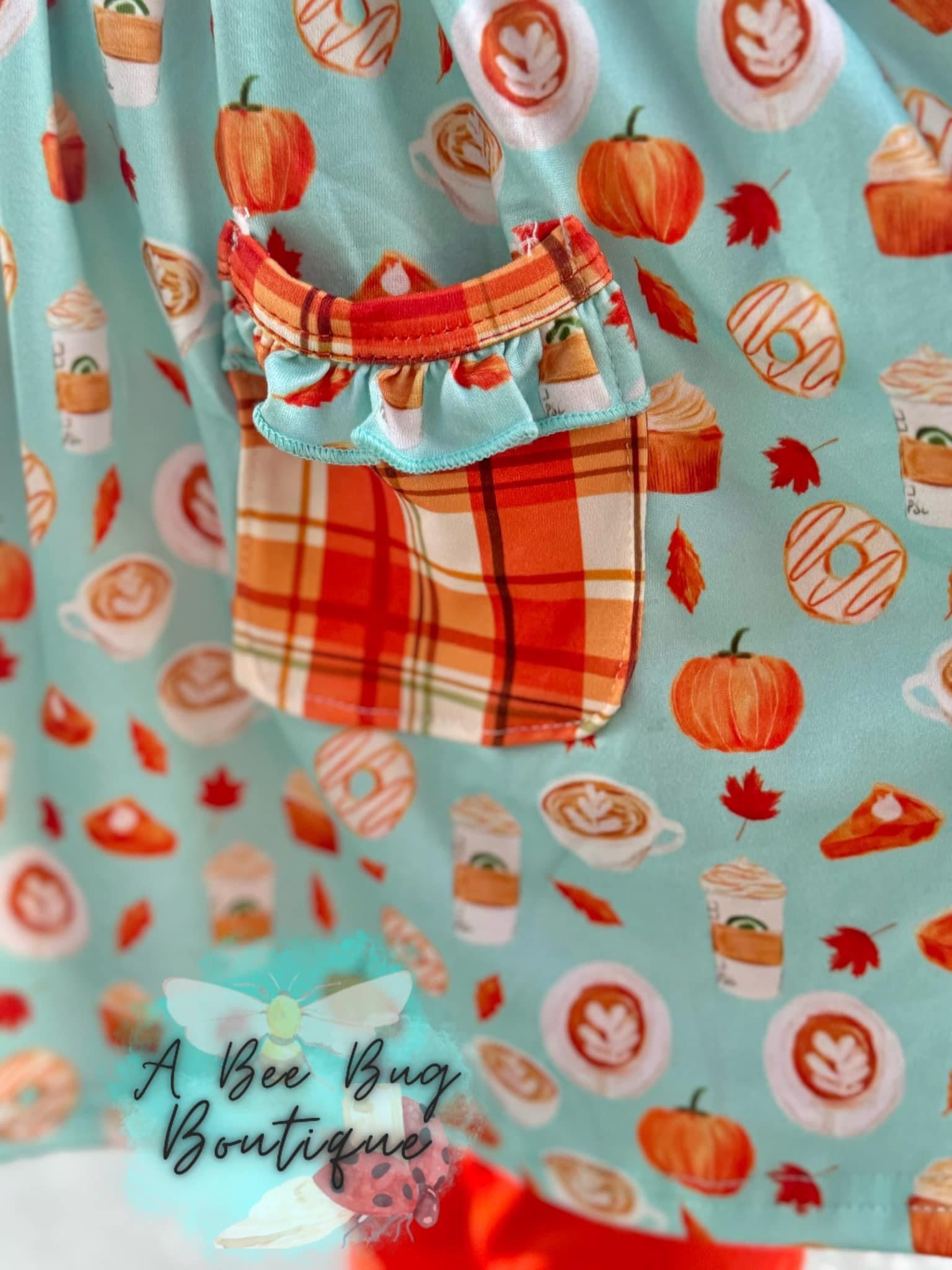 Pumpkin Spice Tunic Dress