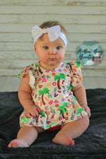 Load image into Gallery viewer, Alphabet Jungle Peplum Top
