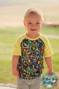 Pika Bubbles Raglan Tee