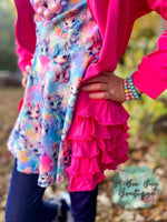 Load image into Gallery viewer, Hot Pink Ruffle Jacket
